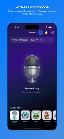 Bluetooth microphone - BlueMic Screenshot 1 of 3