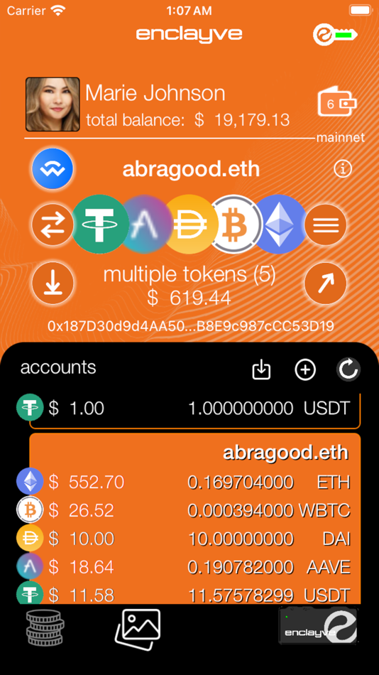 #2. enclayve wallet (iOS) Ved: ENCLAYVE GROUP LLC