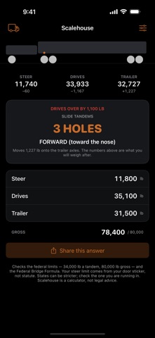 Scalehouse: Axle Weight Calc Screenshot 1 of 5