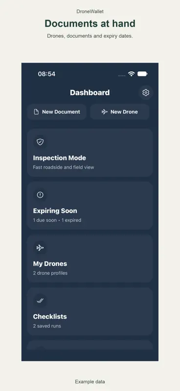 DroneWallet screenshot 1 of 3