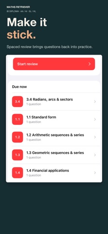 Maths Retriever iPhone screenshot