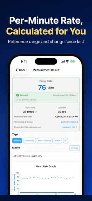 VitalTap: Respiration & Pulse screenshot 2