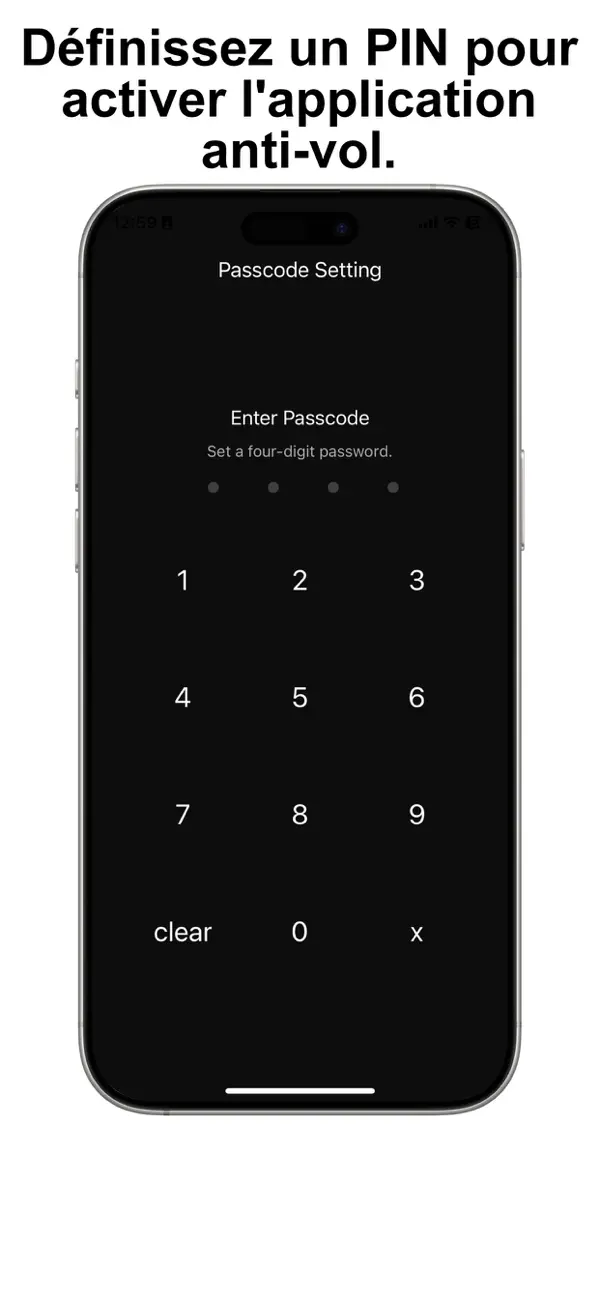 Screenshot #1 pour Anti Theft-Alarme AntiVol App