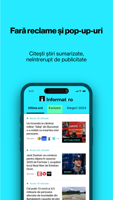 Informat.ro: your daily news Screenshot