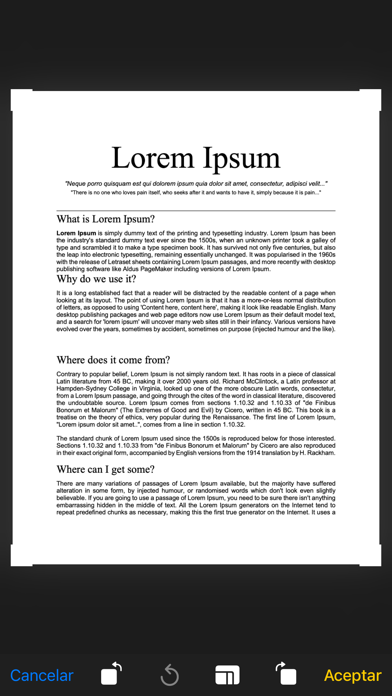 Convertir Fotos a PDF Escaner