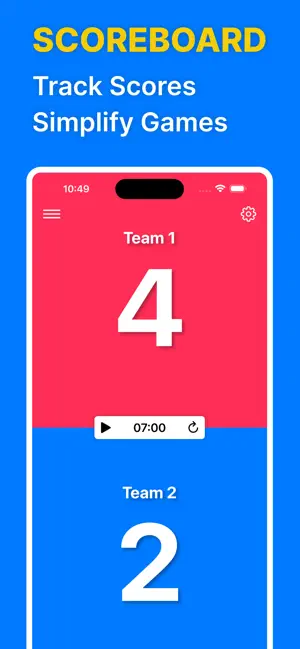 Scoreboard - Tally Counter iPhone screenshot 1
