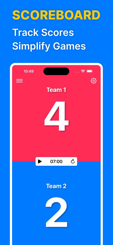 Scoreboard - Point Tracker - Sports App | MWM