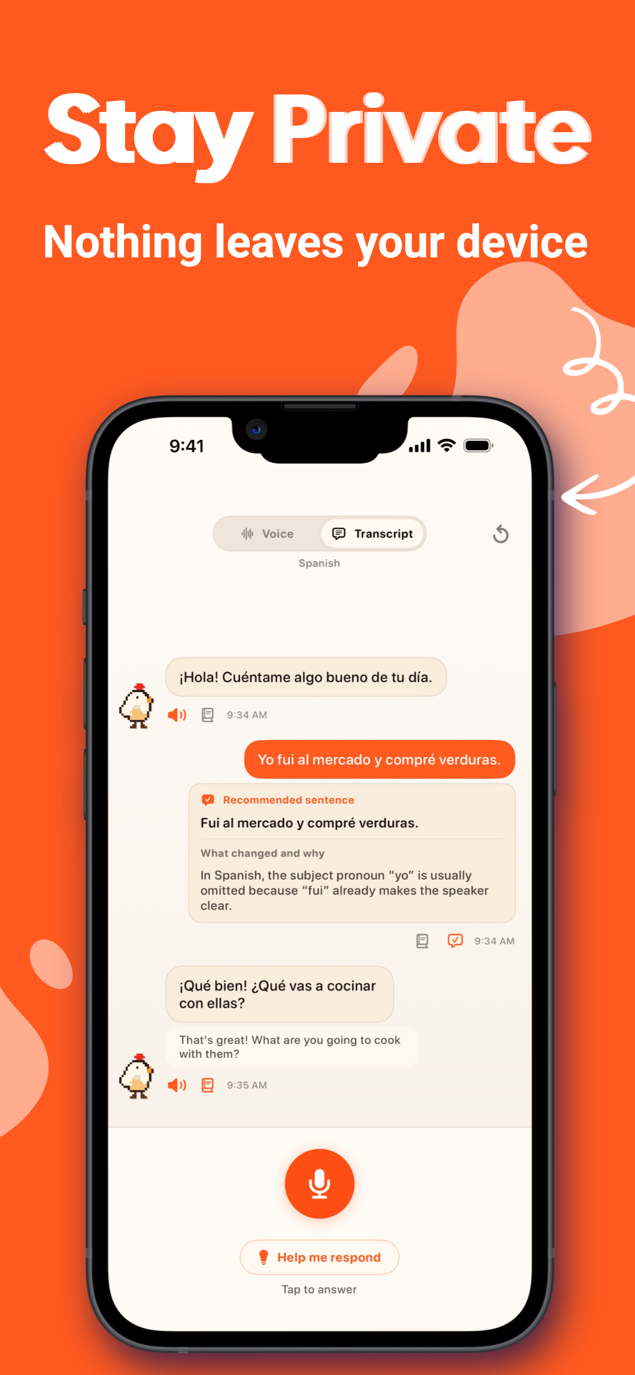 Koko: Language Practice screenshot 2
