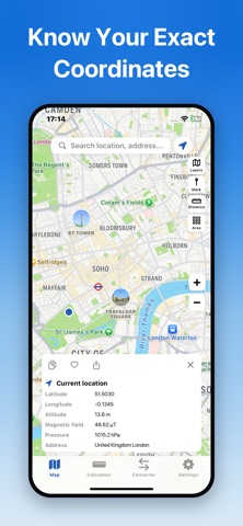 GPS Tool Ultra-Coordinates screenshot 1