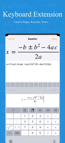 xFormula - Equation Editor Screenshot 7 of 9