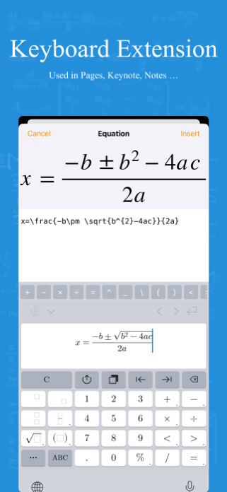 xFormula - Equation Editor Screenshot 7 of 9