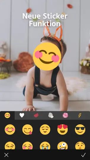 Screenshot von Mosaik+ Unschärfe Foto auf dem iPhone 7