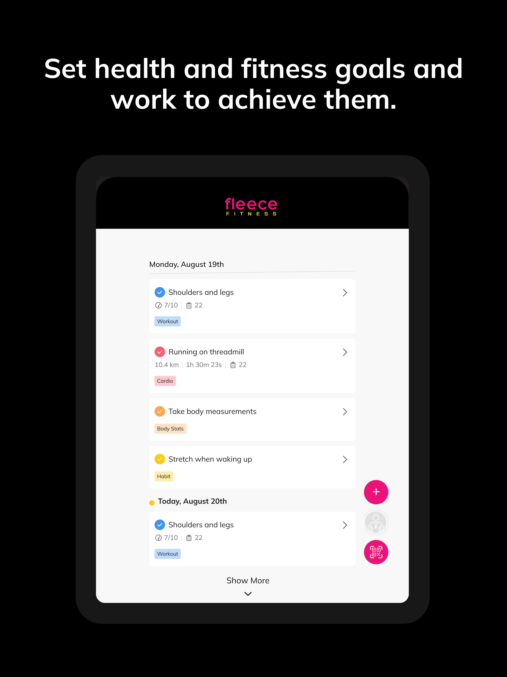 Fleece Fitness Inc screenshot 10