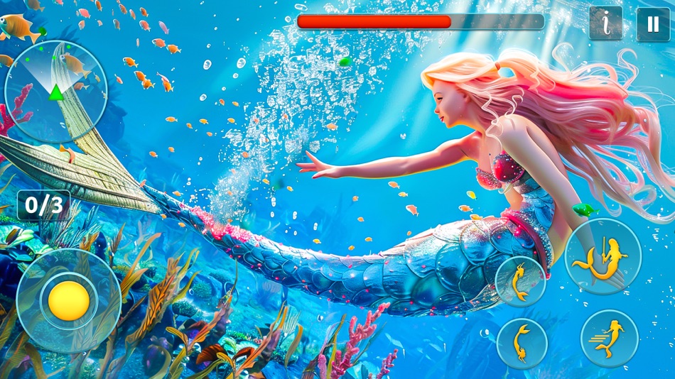 #4. Princess Mermaid Simulator 3D (iOS) بواسطة: BLEEDING EDGE STUDIO LTD