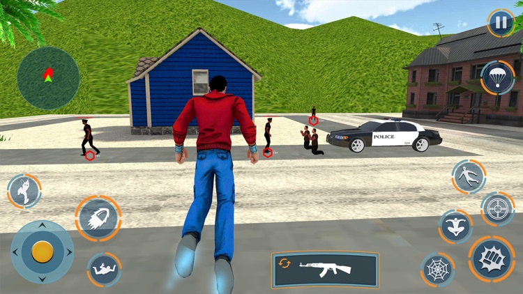 Flying Spider Fight Hero Games