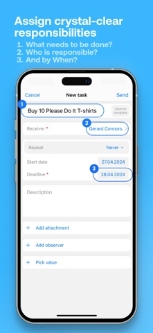 Please Do It - Task Messenger screenshot