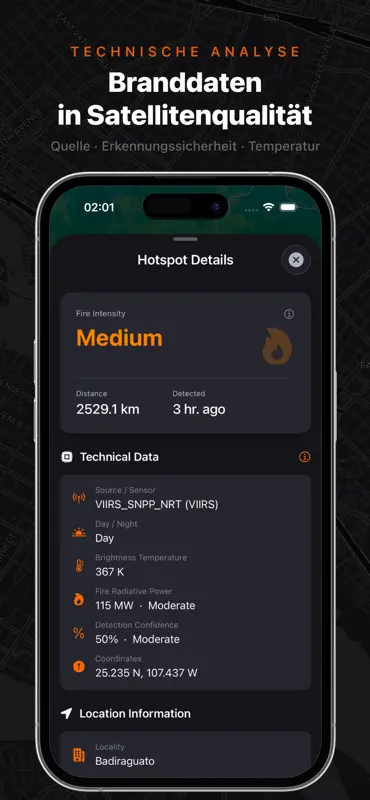 Waldbrandmonitor - Pyriskopos screenshot 5 of 5