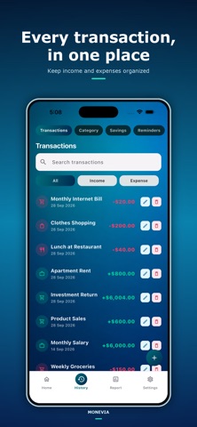 Monevia: Money Flow Tracker Screenshot 2 of 9