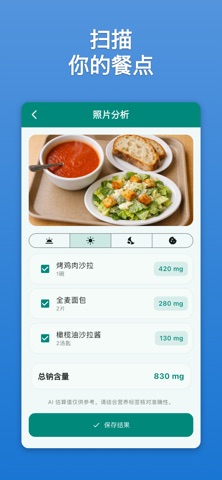 Sodium Ace: AI钠摄入追踪 screenshot
