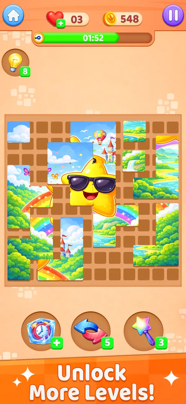 Screenshot #2 pour Pictomix: Slide & Reveal Quest