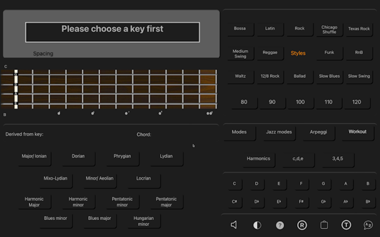 Bass Guitar Colour Scales C screenshot 15