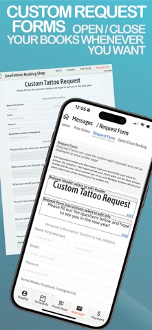 Tattoo Booking Shop screenshot