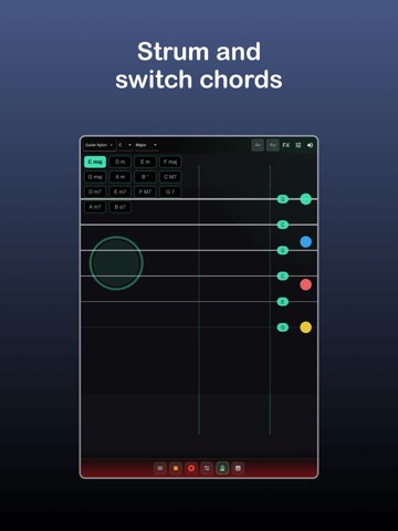 Melodic Guitar: Guitar Studio iPad screenshot