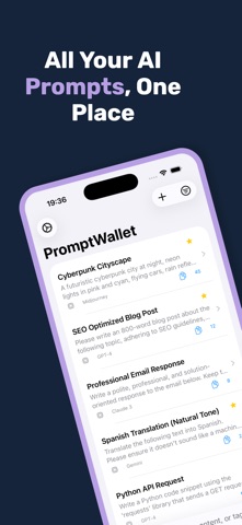 PromptWallet: Prompt Manager Screenshot 1 of 5