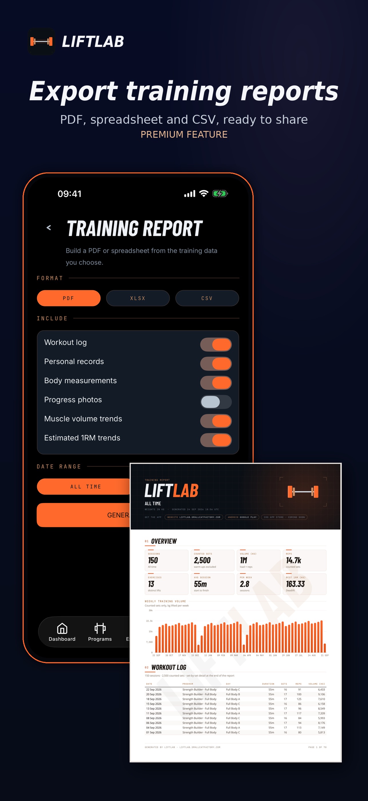 Screenshot 8 of LiftLab: Workout Tracker & Log