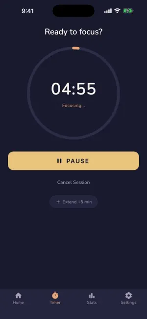 Just Start: ADHD Focus Timer screenshot 2