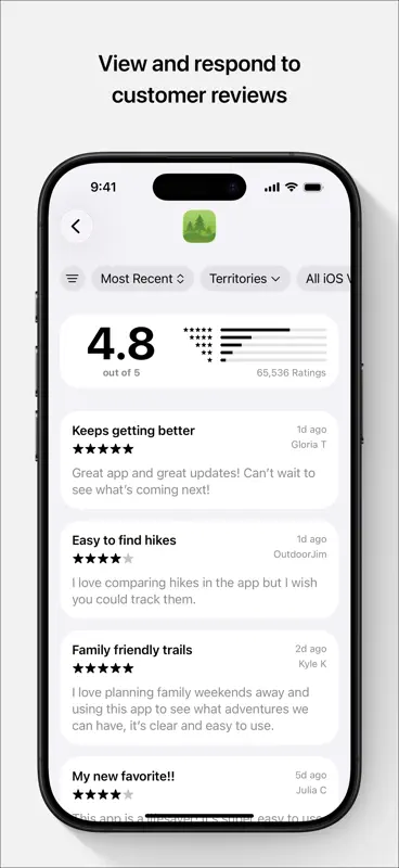 App Store Connect screenshot 5 of 5