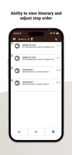 Captura de pantalla de UPS Global Pickup & Delivery en iPhone 2