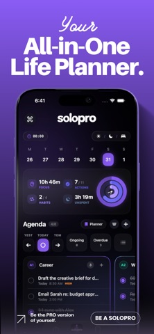 solopro: daily planner & to-do iPhone screenshot