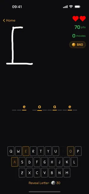 Hangman - Movie Edition screenshot 2