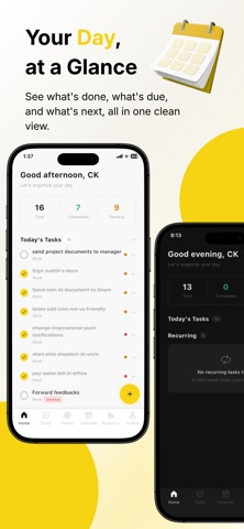 TaskLens - AI Productivity Hub iPhone screenshot
