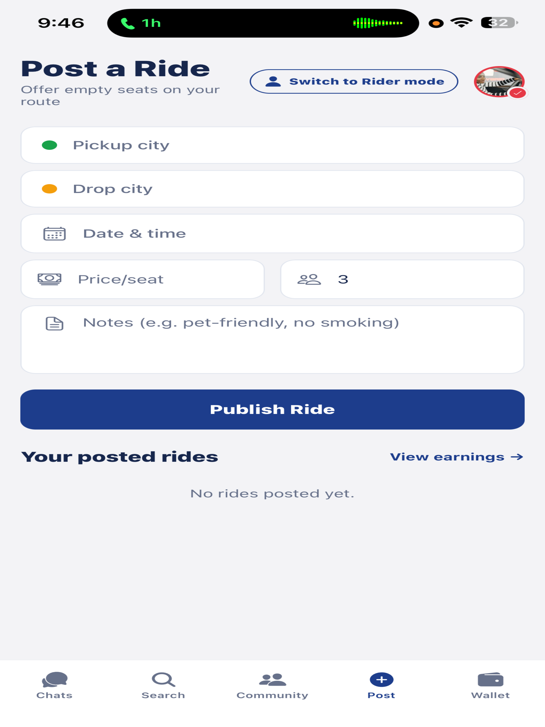 Saferide - Community Carpool screenshot 11