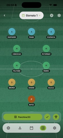 Voti Fantacalcio app screenshot
