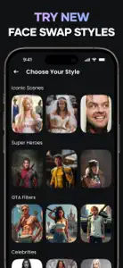 AI Headshot, Face Swap: Filter screenshot #3 for iPhone