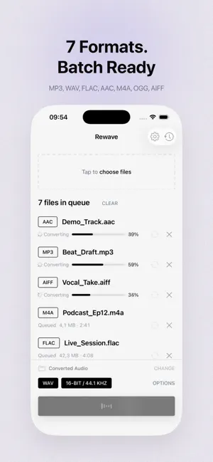 Rewave: Audio Converter screenshot 2