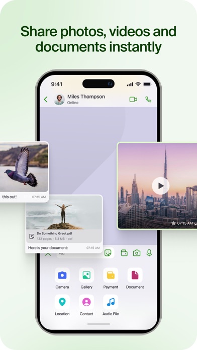 Screenshot #2 pour GoChat Messenger