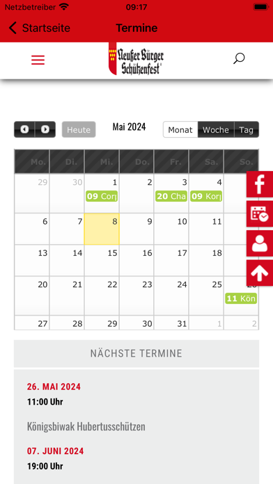Neusser Bürger-Schützen-Verein Screenshot