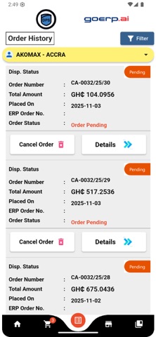 DPS Order App Screenshot 6 of 8