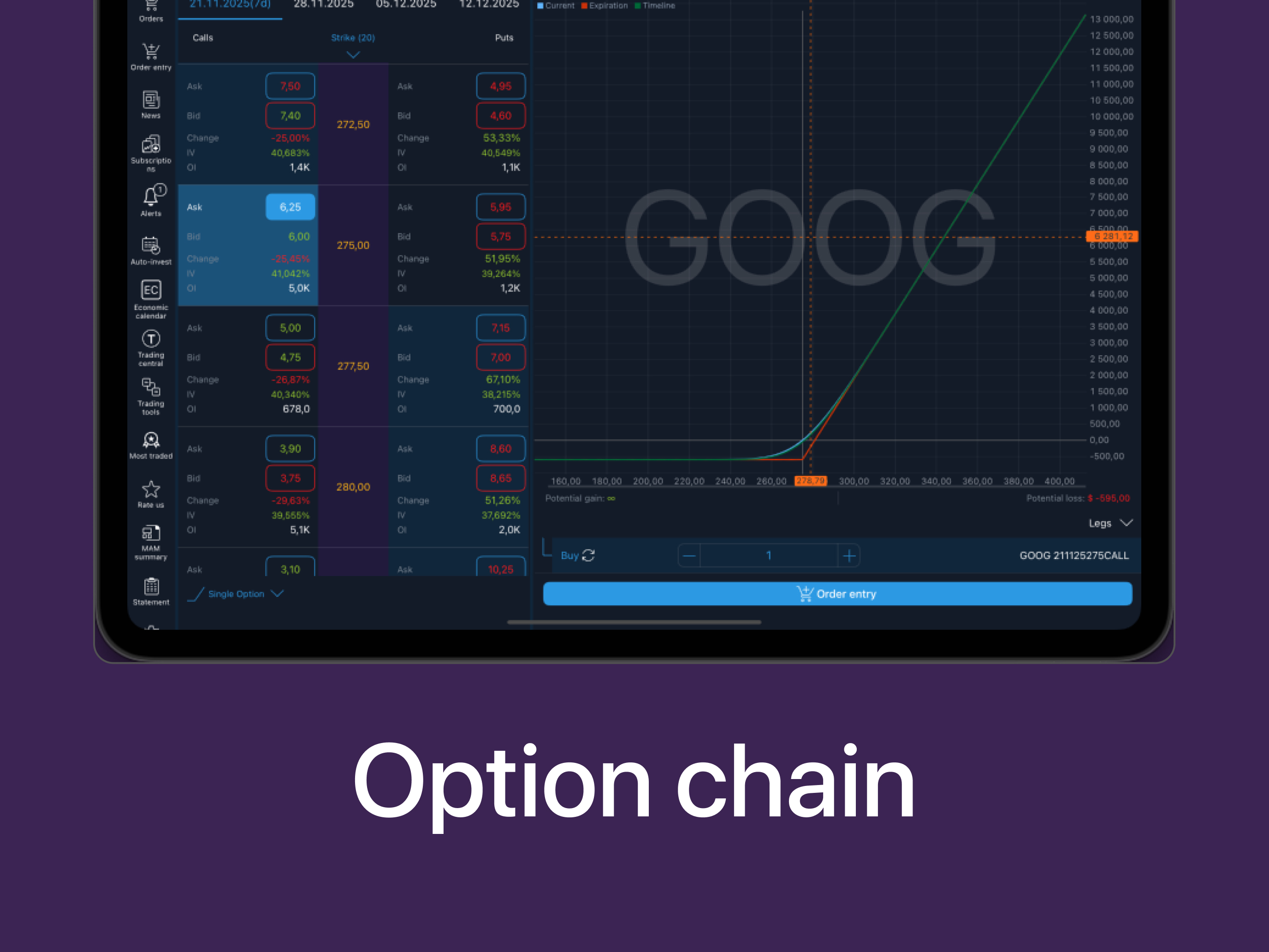 TraderEvolution screenshot 8