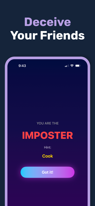 Imposter Game: Group Games Screenshot 6 of 6