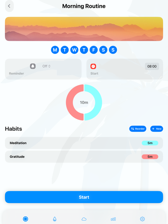Screenshot #2 for Morning Routine Habit Tracker