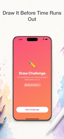 Draw Challenge: AI Sketch Game iPhone screenshot
