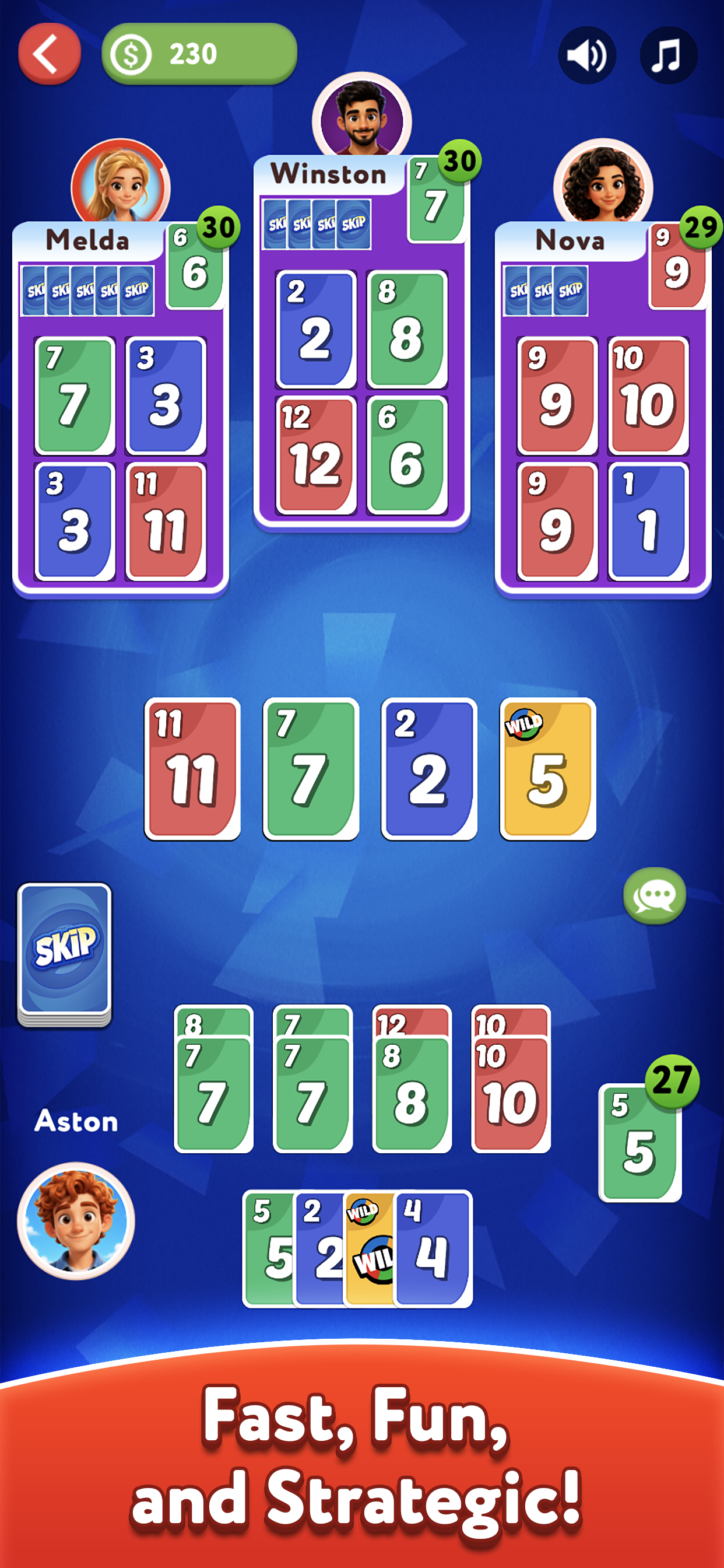 Skippo: Skip - Solitaire Game screenshot 2