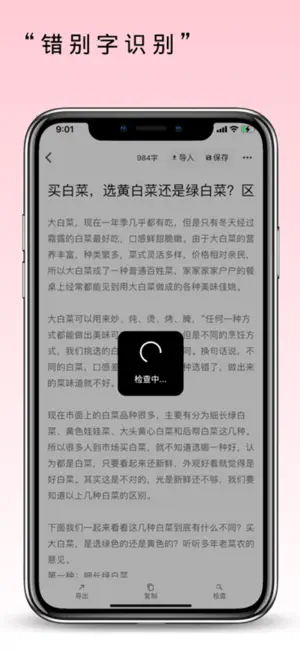 错别字识别 screenshot 4