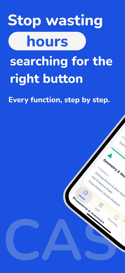 #1. CASify: TI-Nspire CAS Tutor (iOS) Ved: Lennart Koch