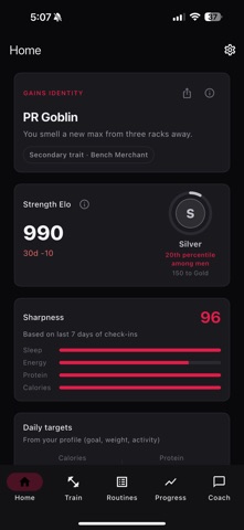 Gains Coach Screenshot 1 of 8